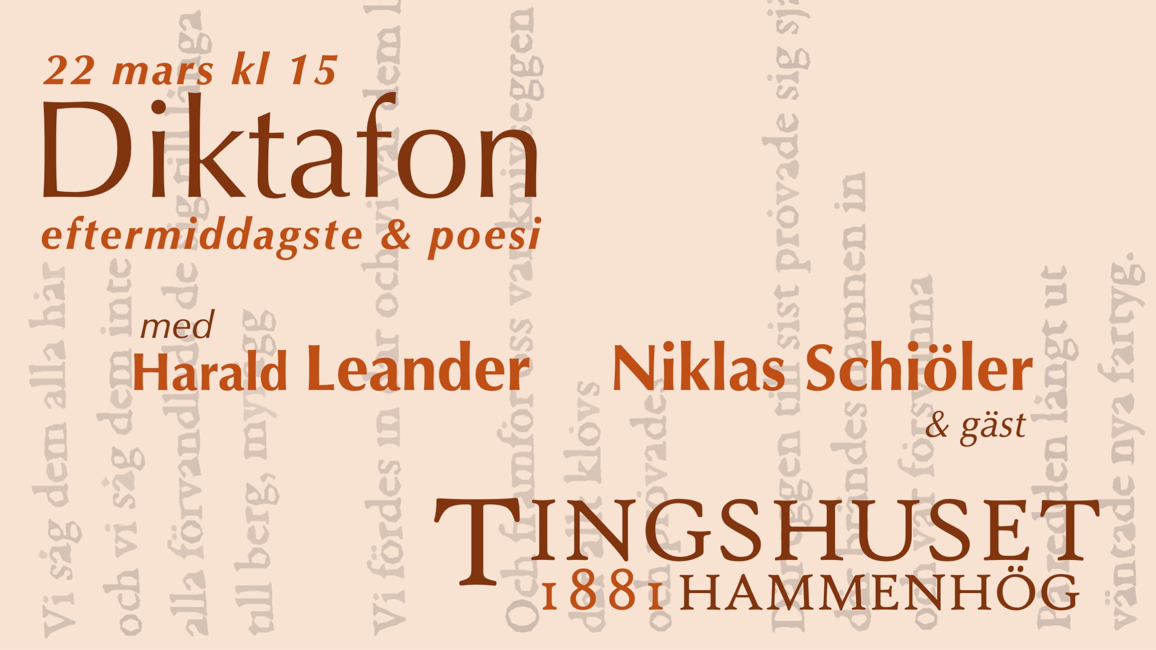 Diktafon - te & poesi