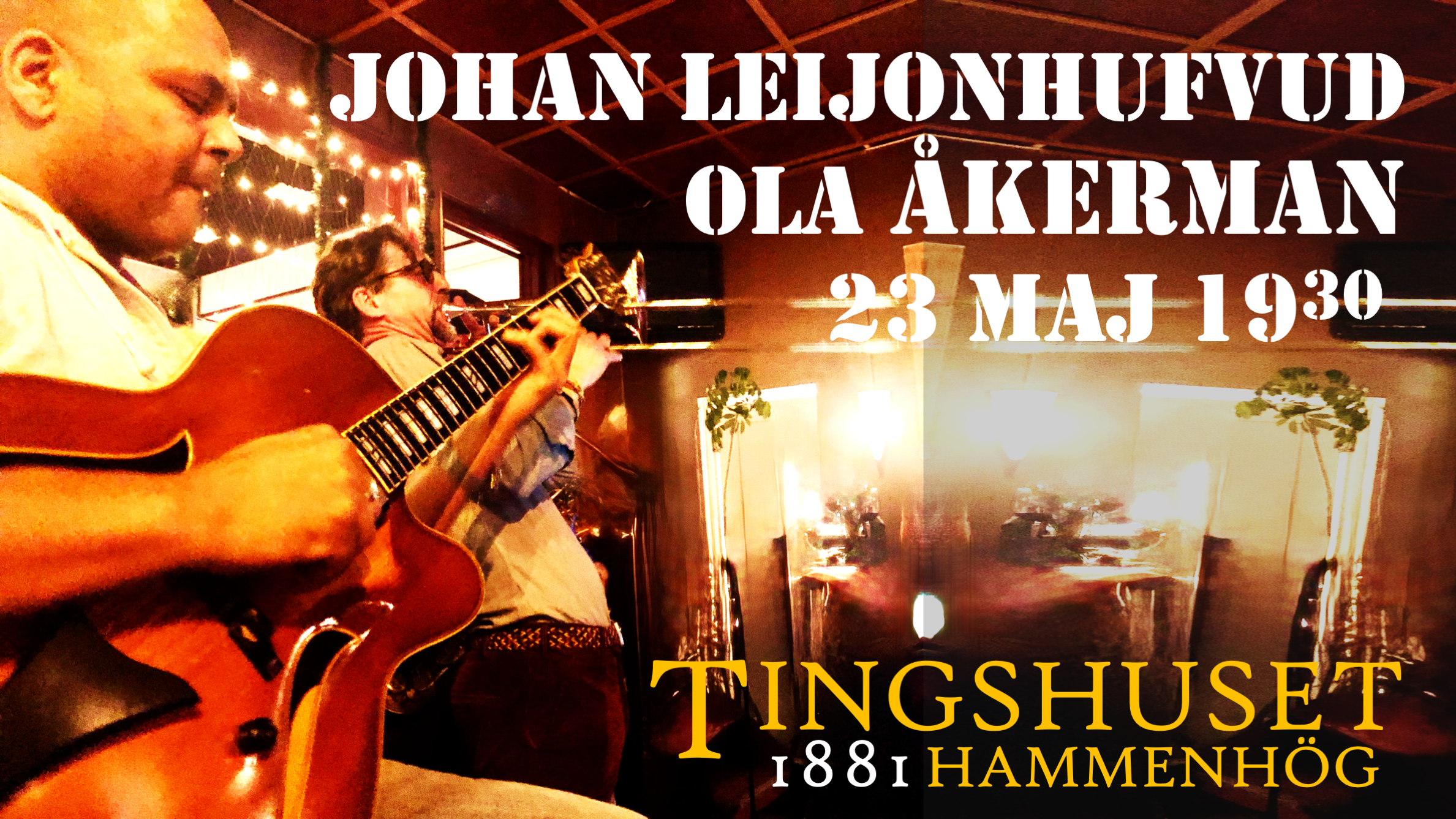 Jazzkväll med Ola Åkerman & Johan Leijonhufvud